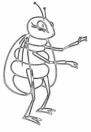 Раскраска Ошибка Светляк