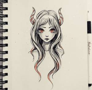 Демонические рисунки для срисовки