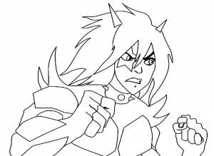 Раскраски демон