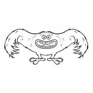 Раскраска Монстр Арт