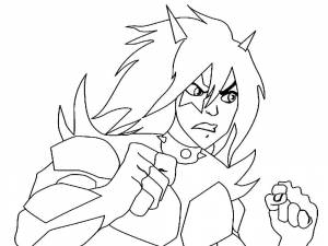 Раскраски демон