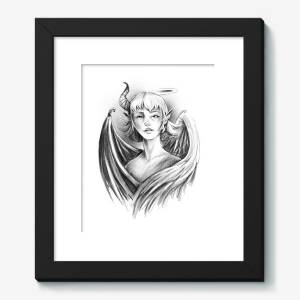 Картина «Ангел и демон