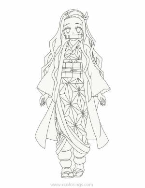 Клинок рассекающий демонов раскраски