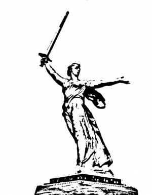 Рисунки карандашом для срисовки Родина Мать