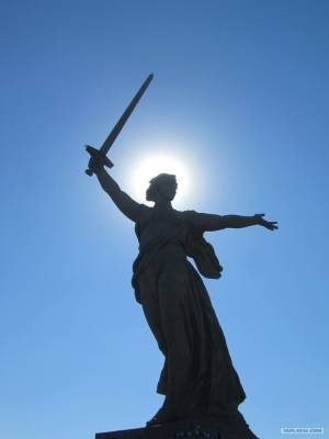 Родина мать трафарет