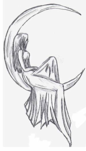 Демон рисунок легкий