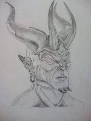 Рисунки карандашом для срисовки демоны