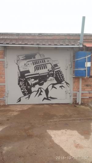 рисунок на ворота
