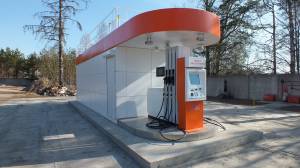 Модульная АЗС в контейнере с терминалом самообслуживания