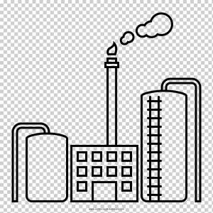 Нефтеперерабатывающий завод Книжка-раскраска Заводской чертеж, белый газ, разное, угол, белый png