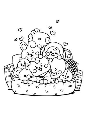 Раскраски БТ21