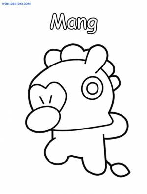 Раскраска Манг БТ 21