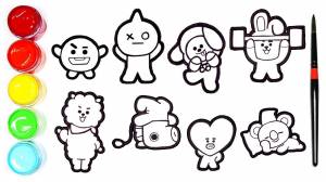 DataLife Engine > Версия для печати > Bt21 рисунки раскраски