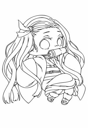 Раскраска Незуко Мило