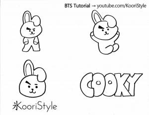 Раскраски Куки бт21