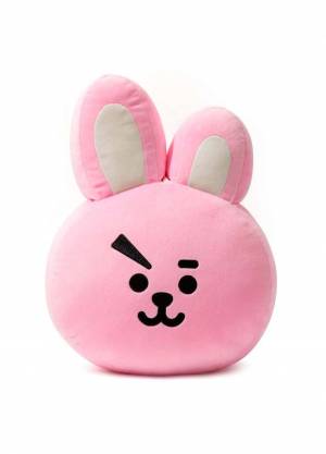 Подушка Розовый Кролик Cooky Куки, созданный Чонгуком BT21 BTS БТС Bioworld 40x40 см рисунок комбинированная ‣  в интернет-магазине Каста ‣ Киев, Одесса, Харьков ‣ Доставка по всей Украине!