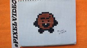 Pixel art Shooky BT21 BTS