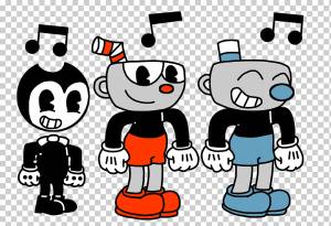 Cuphead Бенди и чернильница мультфильм Феликс Кот, рисунок босса, Разное, текст, рука png
