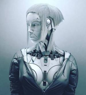 Рисунки робот призрак