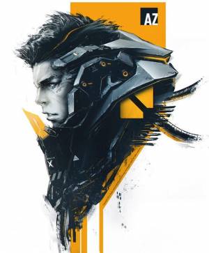 cyberpunk art graphic future