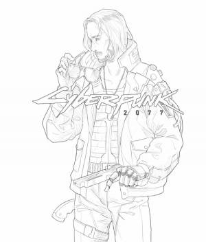 Раскраски Киберпанк