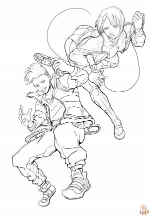 Раскраски киберпанк