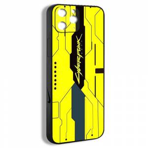 чехол для смартфона Подходит для iPhone 11 Pro Max Cyberpunk Киберпанк 2077 модный желтый художественный рисунок JAA36