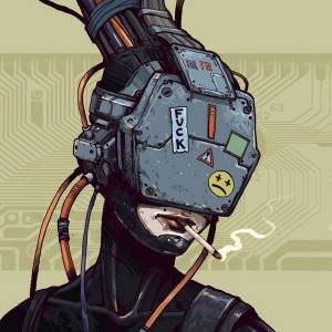 Рисунки в стиле киберпанк