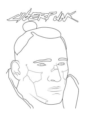 Раскраски Киберпанк 2077