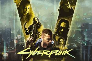 Картина по номерам на холсте киберпанк cyberpunk 2077