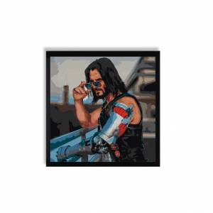 Раскраска Картина по номерам Киберпанк, Джонни Сильверхэнд