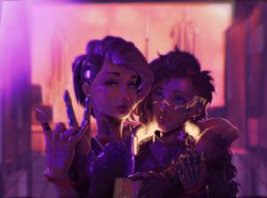 Фан-арт на Киберпанк 2077