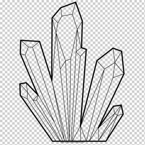 Книжка-раскраска Line art Рисунок Кристалл Ausmalbild, Кристалл, угол, прямоугольник, рука png