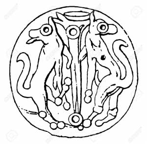 Gem Is A Piece Of Mineral Crystal, Vintage Line Drawing Or Engraving Illustration