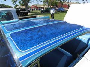 Покраска крыши под тюль