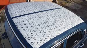 Покраска крыши под тюль