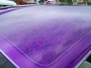 Покраска крыши под тюль