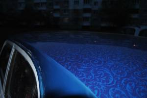 Обновления крыши покраска через тюль