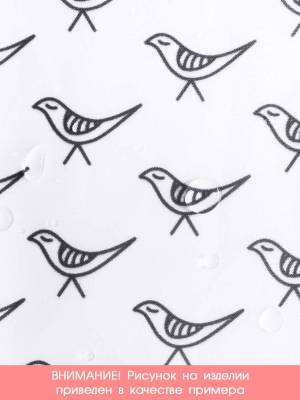 Штора для ванной JoyArty Крыша в снегу из сатена, 180х200 см с крючками