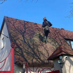 Чистка Мойка Покраска крыш · Шифер Профнастил Черепица