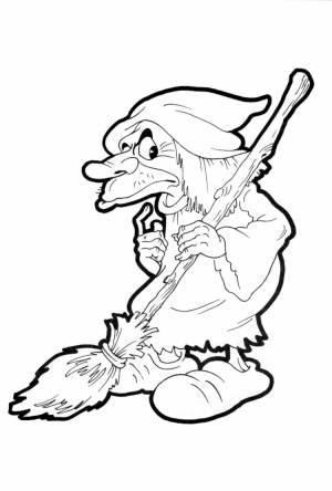 Леший раскраска для детей