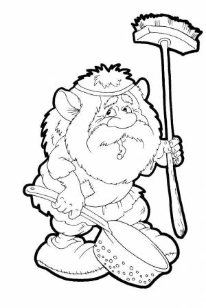 Раскраска Леший  и