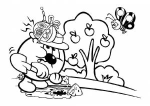 Раскраска Копатыч