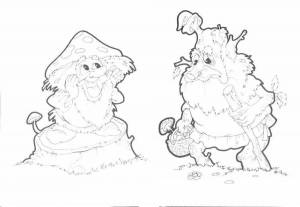 Раскраски Леший