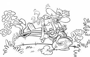 Раскраска Леший