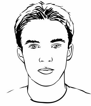 Мужское лицо