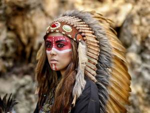 Что можно узнать по раскраске на лицах индейцев