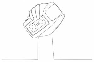 Простой магнитофон для прессы всемирный день прессы рисование одной линии