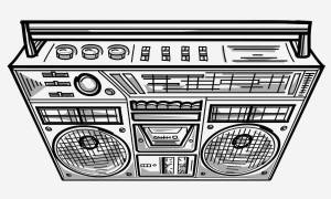 Раскраски Магнитофон
