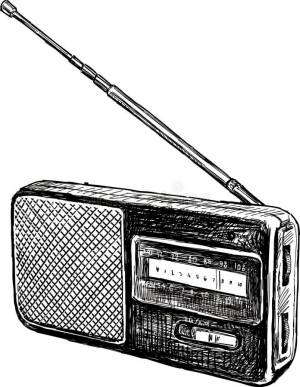 Раскраска Радио 1